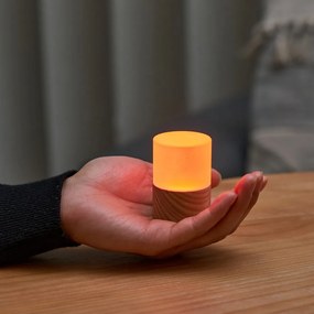 Decorazione luminosa di colore naturale con ricarica USB ø 4,5 cm Lemelia – Gingko