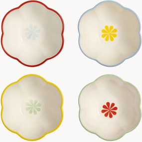 Set di 4 ciotole fatte a mano Folk