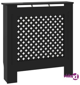 vidaXL Copertura per Radiatore Nera in MDF 78 cm