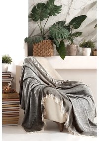 Copriletto nero/beige 170x210 cm Etnik – Mijolnir