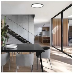 Plafoniera LED FLORI LED/22W/230V 4000K nero diametro 42 cm