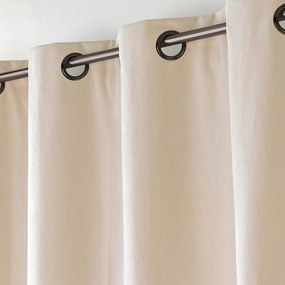 Tenda beige in velluto 140x260 cm Olympe – douceur d'intérieur
