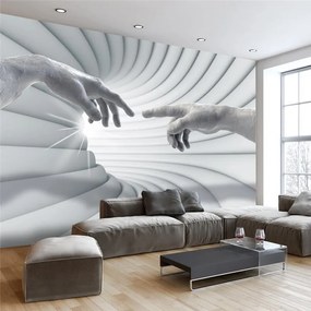 Fotomurale  Touch of the Light  Colore Grigio, Dimensioni e Misure 100x70