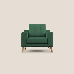 Danish poltroncina in tessuto morbido impermeabile T02 verde