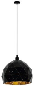 Eglo 97845 - Lampadario a sospensione con filo ROCCAFORTE 1xE27/60W/230V