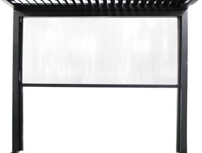 Laterale in PVC per lato da 4 m pergola bioclimatica