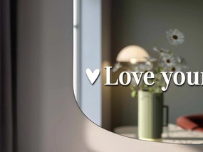Adesivo per specchio S36 – Love yourself always. 39x3