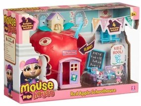 Playset Bandai Mouse In The House Red Apple Schoolhouse 24 x 16,5 x 8 cm