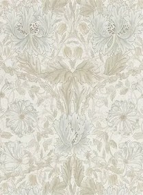 Morris & Co Carta da parati Pure Honeysuckle & Tulip - Linen
