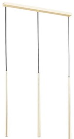 Lampadario a sospensione con filo CARMEN 3xG9/40W/230V oro