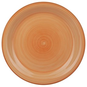 Piatto piano ceramica 26,5 cm arancione Mirage