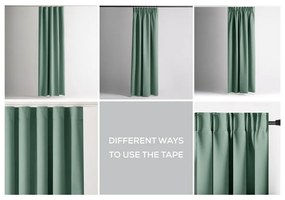 Tenda termoisolante/parzialmente oscurante verde chiaro 140x245 cm Kierra – Restilo