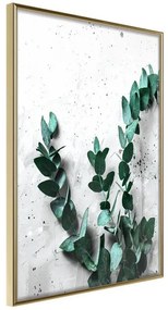 Poster  Green Element  Cornice Quadri Cornice d'oro, Larghezza x Altezza Home decor 30x45