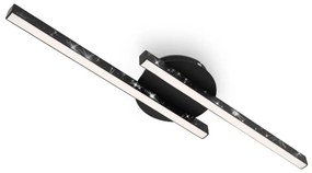 Briloner 3517-025 - Lampadario a plafone LED REY 2xLED/6W/230V nero