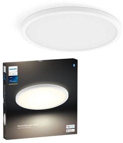 Plafoniera LED design Tento Hue White Panel round S white Ø  cm, luce con 3 temperature di colore dimmerabile, 400 lumen PHILIPS HUE