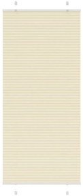 Tenda Plissettata Crema 95x200 Cm Larghezza Tessuto 94,4 Cm /