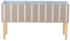 Libreria per bambini beige 90x50x30 cm Salam – Bloomingville Mini