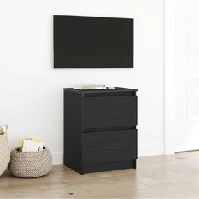 Mobile Porta Tv Nero 40x35x54 Cm İn Legno Multistrato /
