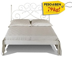 Letto matrimoniale in ferro battuto Cile senza pediera - 160 x 200 cm