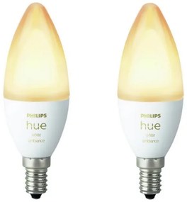 SET 2x Lampadine LED dimmerabile Philips Hue WHITE B39 E14/4W/230V 2200K-6500K