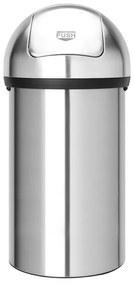 Pattumiera Push Bin BRABANTIA a pedale grigio inox 60 L