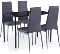 Set da Pranzo 5 pz Grigio cod mxl 72039