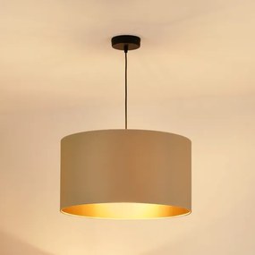 Brilagi - Lampadario OREGON ROLLER VEGE 1xE27/15W/230V Ø 45 cm beige