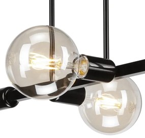 Lampadario su palo ASTRID 4xE27/60W/230V nero