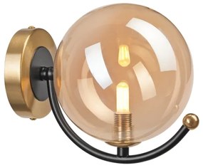 Applique GEORGIA 1xE14/5W/230V oro/fumé beige