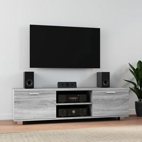 Mobile Tv Grigio Sonoma 140x40,5x35 Cm İn Legno Multistrato /