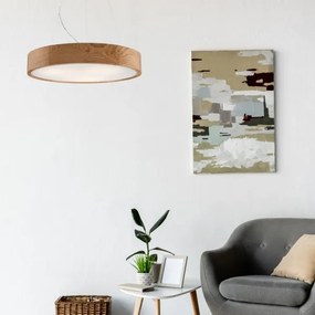 Lampadario a cavo OAK 3xE27/60W/230V rovere Ø 47,5 cm