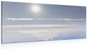 Quadro su tela – Sole sopra la montagna
