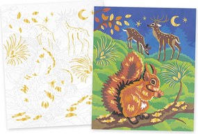 Atelier per bambini maxi - Pittura con i numeri - Animali della foresta