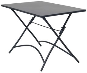 ROMANUS - tavolo in acciaio pieghevole da esterno