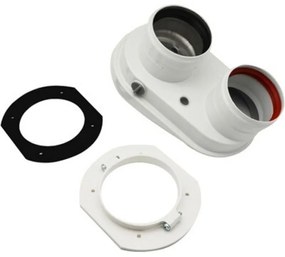 Sdoppiatore 60/100 Con Prese Analisi Combustione 60/100 - 80/80 Bosch