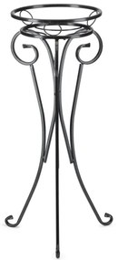 Portafiori 74x34 cm nero