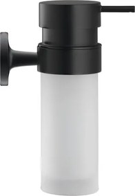 Dispenser Portasapone liquido a muro Nero Opaco Vetro Satinato Starck T 0099354600 Duravit