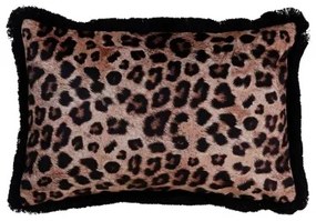 Cuscino Marrone Leopardo 45 x 30 cm