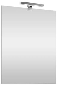 Specchio LED 50x70 cm reversibile con illuminazione naturale
