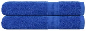 Asciugamani 2 Pz Blu 100x200 Cm 360 G/m² 100% Cotone /