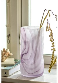 Vaso in vetro viola fatto a mano (altezza 24,5 cm) Moore - Bloomingville