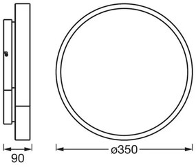 Ledvance - LED RGBW Plafoniera dimmerabile SMART+ ORBIS LED/28W/230V Wi-Fi