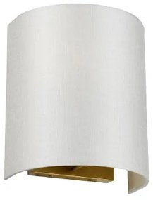 Elstead DL-COOPER-S-IV-AB - Applique da parete COOPER 1xE27/60W/230V oro