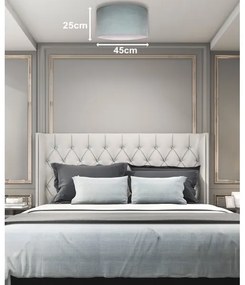 Duolla - Plafoniera BRISTOL 1xE27/15W/230V diametro 45 cm verde/bianco