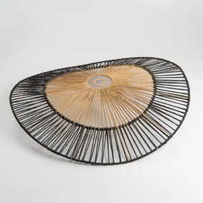 Paralume universale KERIA Ø 80 cm marrone/nero