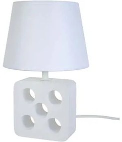 Tosel  Lampade d’ufficio lampada da comodino tondo legno bianco  Tosel