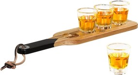 Tagliere di legno e 4 bicchieri da shot Gentlemen's Hardware - Gentlemen's Hardware