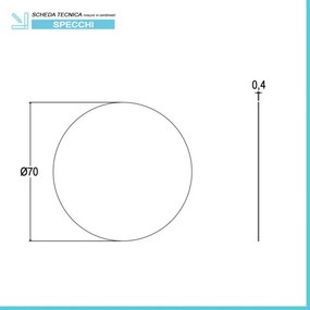 Composizione bagno sospesa 80 cm noce maya con specchio Sumo