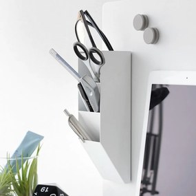 Organizer bianco in metallo per cancelleria Tower – YAMAZAKI