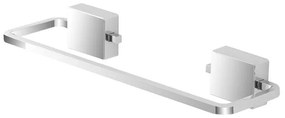 Barra porta salviette a muro in acciaio cromo da 30 cm Velvet